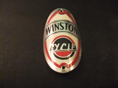 Winston Cycles balhoofdplaatje